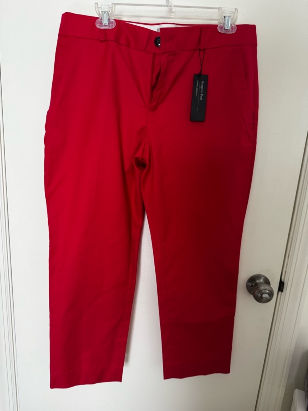 Banana Republic Red Hampton Dress Pants